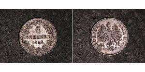 6 Kreuzer Alemania Plata 