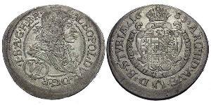 6 Kreuzer Austria Plata 