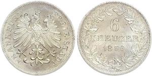6 Kreuzer Deutschland Silber 