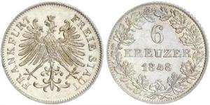 6 Kreuzer Deutschland Silber 