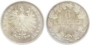 6 Kreuzer Deutschland Silber 