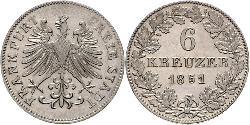 6 Kreuzer Deutschland Silber 