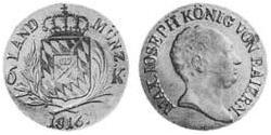 6 Kreuzer Kingdom of Bavaria (1806 - 1918) Silver 