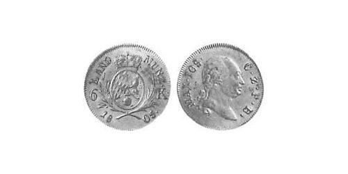 6 Kreuzer Electorate of Bavaria (1623 - 1806) 銀 