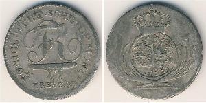 6 Kreuzer Kingdom of Württemberg (1806-1918) 銀 