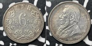 6 Penny Sudafrica (1910 - ) Argento 