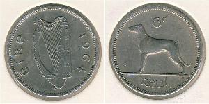 6 Penny Ireland (1922 - ) Copper/Nickel 