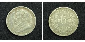 6 Penny Sudáfrica (1910 - ) Plata 