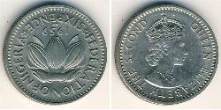 6 Penny Nigeria (1960 - ) Rame/Nichel 