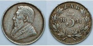6 Penny Südafrika (1910 - ) Silber 