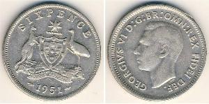 6 Penny Australie (1939 - )  