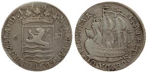 6 Stuiver Pays-Bas Argent 
