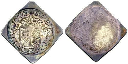 6 Stuiver Provincias Unidas de los Países Bajos (1581 - 1795) Plata 