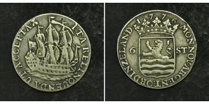 6 Stuiver Нідерланди Срібло 