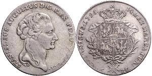 6 Zloty / 1 Thaler República de las Dos Naciones (1569-1795) / Polonia Plata Stanislaw II Poniatowski