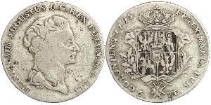 6 Zloty / 1 Thaler República de las Dos Naciones (1569-1795) / Polonia Plata Stanislaw II Poniatowski