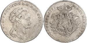6 Zloty / 1 Thaler Polen / Polen-Litauen (1569-1795) Silber Stanislaw II Poniatowski