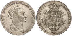 6 Zloty / 1 Thaler Poland / Polish-Lithuanian Commonwealth (1569-1795) Silver Stanislaw II Poniatowski