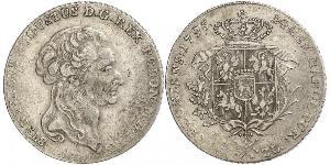 6 Zloty / 1 Thaler Poland / Polish-Lithuanian Commonwealth (1569-1795) Silver Stanislaw II Poniatowski