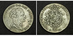 6 Zloty / 1 Thaler Poland / Polish-Lithuanian Commonwealth (1569-1795) Silver Stanislaw II Poniatowski