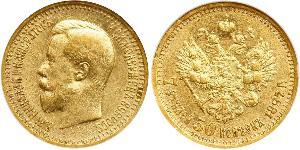 7.5 Rublo Impero russo (1720-1917) Oro Nicola II (1868-1918)