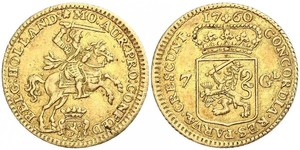 7 Gulden Republik der Sieben Vereinigten Provinzen (1581 - 1795) Gold 