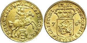 7 Gulden Republik der Sieben Vereinigten Provinzen (1581 - 1795) Gold 