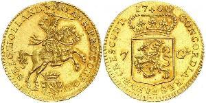 7 Gulden Republik der Sieben Vereinigten Provinzen (1581 - 1795) Gold 