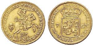 7 Gulden Repubblica delle Sette Province Unite (1581 - 1795) Oro 