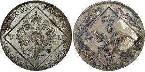 7 Kreuzer Saint-Empire romain germanique (962-1806) Billon Argent Francis II, Holy Roman Emperor (1768 - 1835)