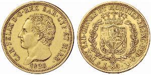 80 Lira Italian city-states 金 卡洛·費利切