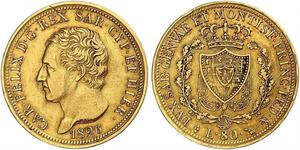 80 Lira Italian city-states 金 卡洛·費利切