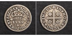 80 Reis Reino de Portugal (1139-1910) Plata 
