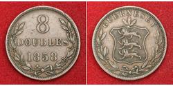 8 Double Guèrneseyi Cuivre 