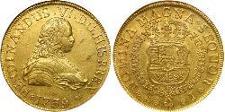 8 Escudo Chile Gold Ferdinand VI of Spain (1713-1759)