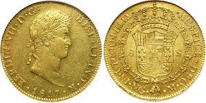 8 Escudo Guatemala Gold Ferdinand VII. von Spanien (1784-1833)