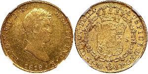 8 Escudo Peru Gold Ferdinand VII. von Spanien (1784-1833)