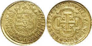 8 Escudo Spanien Gold Philip V von Spanien (1683-1746)