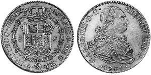 8 Escudo Spanish Mexico  / Kingdom of New Spain (1519 - 1821) Gold Charles IV of Spain (1748-1819)