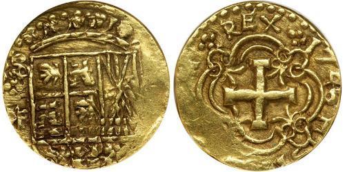 8 Escudo Viceroyalty of New Granada (1717 - 1819) Gold 