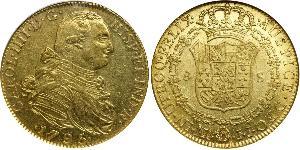 8 Escudo Vizekönigreich Neugranada (1717 - 1819) Gold Karl IV (1748-1819)