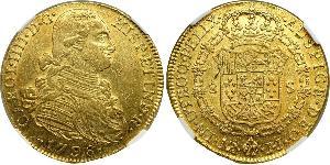 8 Escudo Vizekönigreich Neugranada (1717 - 1819) Gold Karl IV (1748-1819)