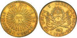 8 Escudo Argentinien (1861 - ) Or 