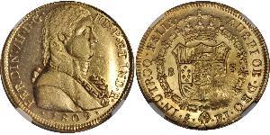 8 Escudo Chili Or Ferdinand VII d