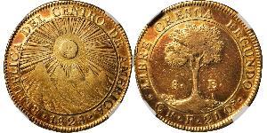 8 Escudo Costa Rica (1821 - ) Or 