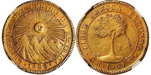 8 Escudo Costa Rica (1821 - ) Or 
