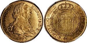 8 Escudo Empire espagnol (1700 - 1808) Or Charles III d