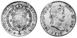 8 Escudo Nouvelle-Espagne (1519 - 1821) Or Ferdinand VII d