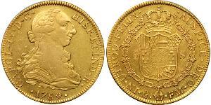 8 Escudo Nouvelle-Espagne (1519 - 1821) Or Charles IV d