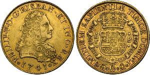 8 Escudo Nouvelle-Espagne (1519 - 1821) Or Philippe V d